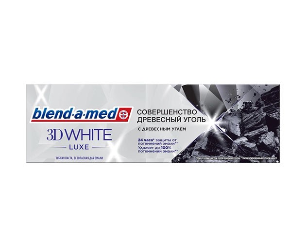 Blend A Med კბილის პასტა 3D White ნახშირით 75მლ